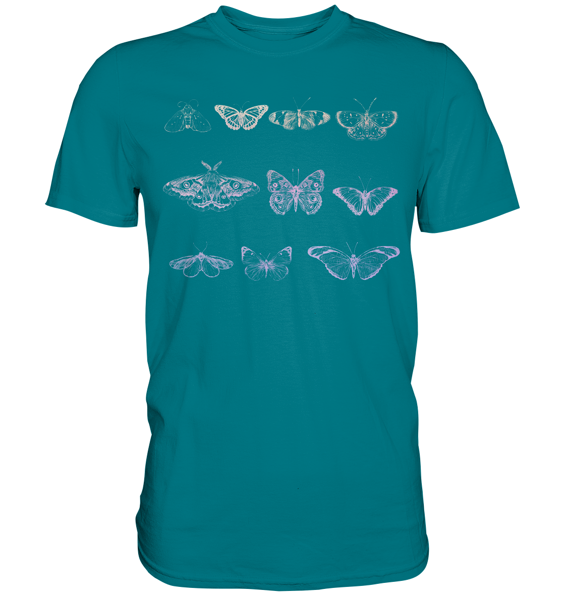 Rosa Schmetterlinge T-Shirt