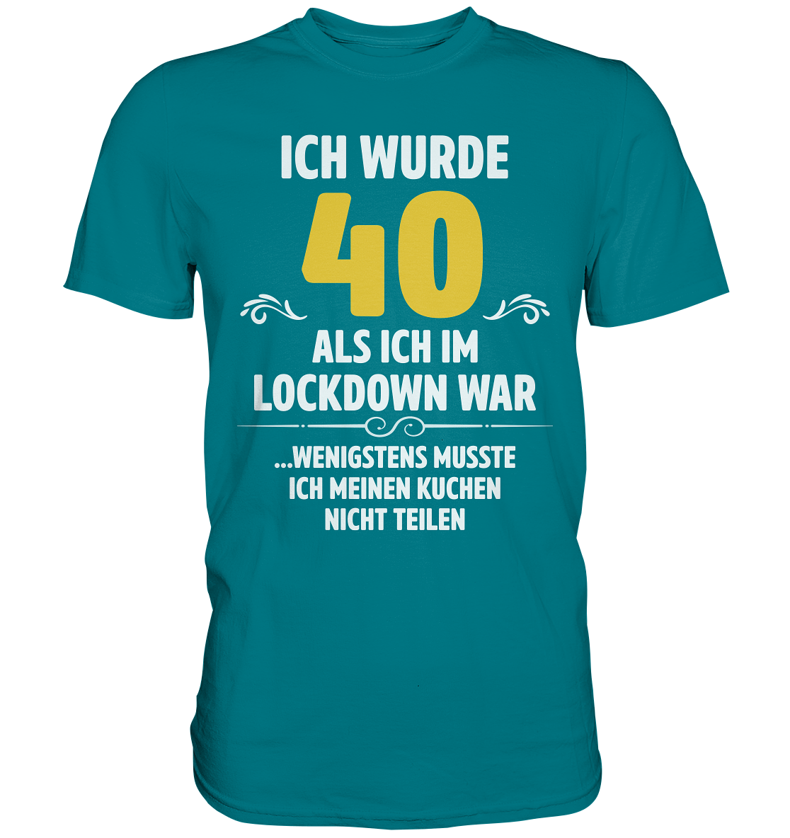 Lockdown personalisiertes Männer Frauen Geburtstag T-Shirt mit Wunschzahl