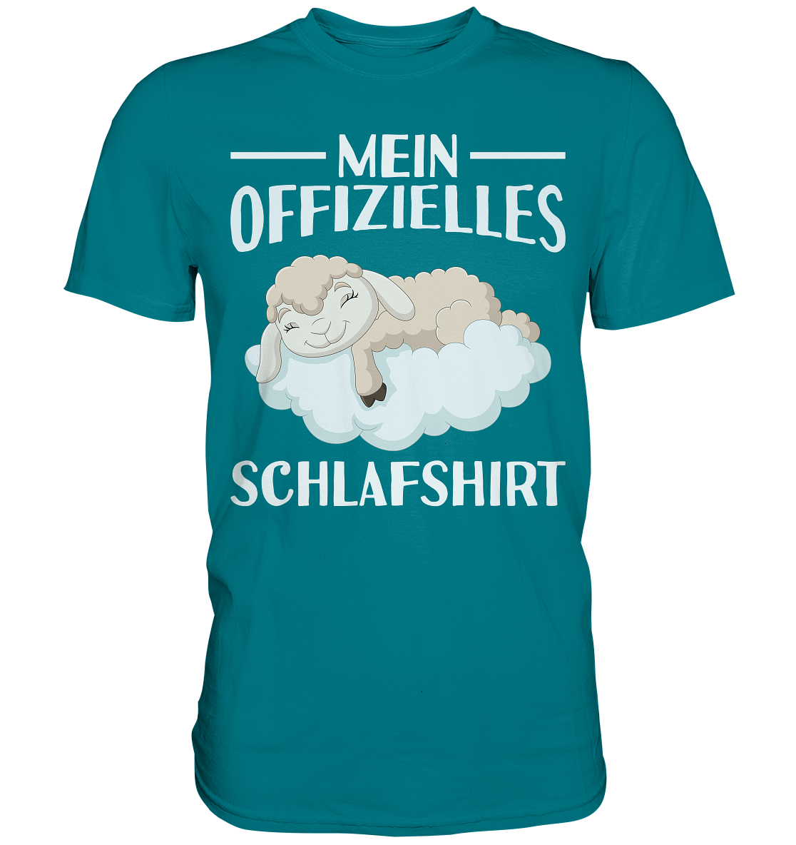 Offizielles Schlafshirt Nachthemd Schlafanzug Pyjama Schaf T-Shirt