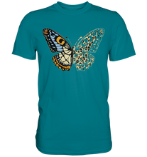 Laden Sie das Bild in den Galerie-Viewer, Leopard Frauen Schmetterling T-Shirt
