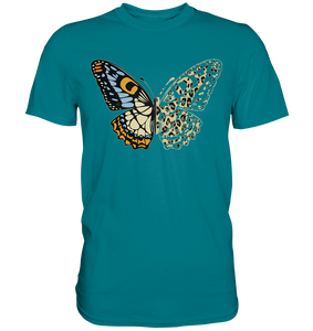 Leopard Frauen Schmetterling T-Shirt
