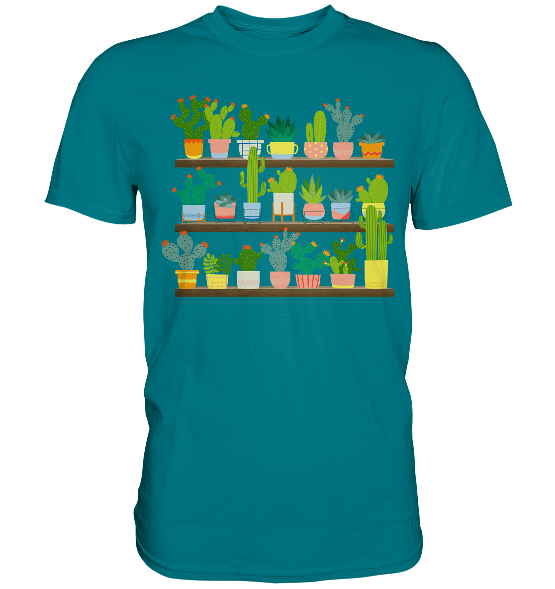 Kaktus Pflanzen Sammler Sukkulenten T-Shirt