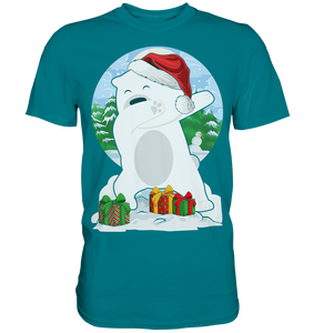 Dabbing Eisbär Weihnachten Polarbär Weihnachtsoutfit T-Shirt