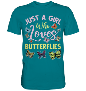 Mädchen Schmetterling T-Shirt