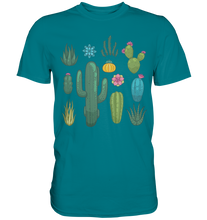 Laden Sie das Bild in den Galerie-Viewer, Kakteen T-Shirt Kaktus Sukkulenten Pflanzen
