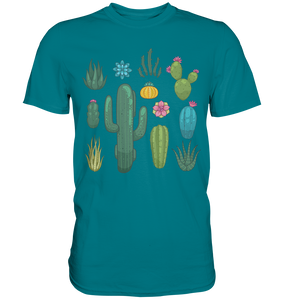 Kakteen T-Shirt Kaktus Sukkulenten Pflanzen