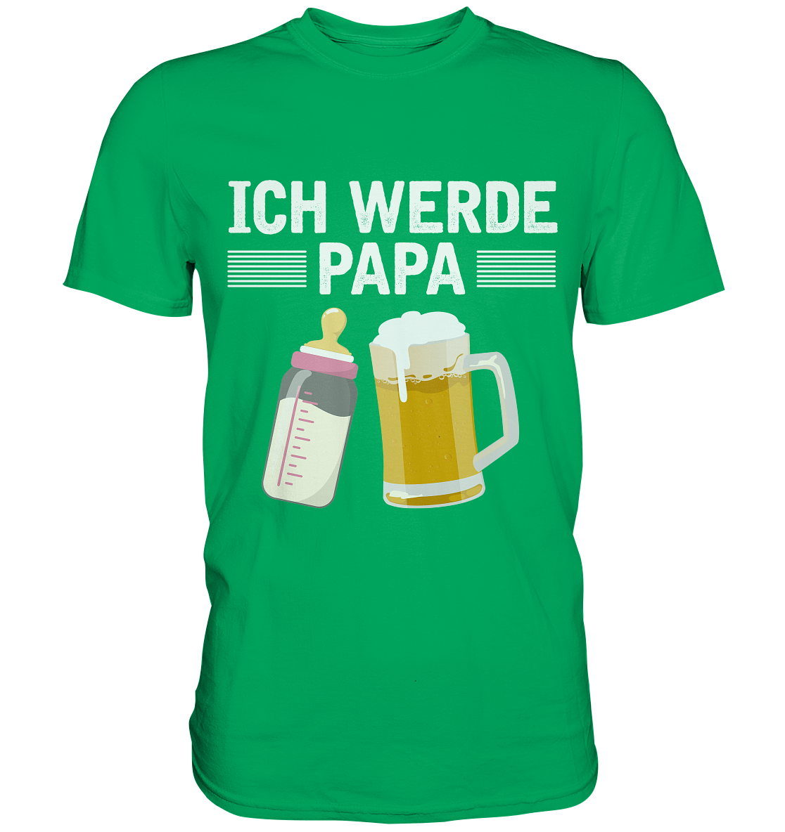 Ich werde Papa Herren Premium T-Shirt
