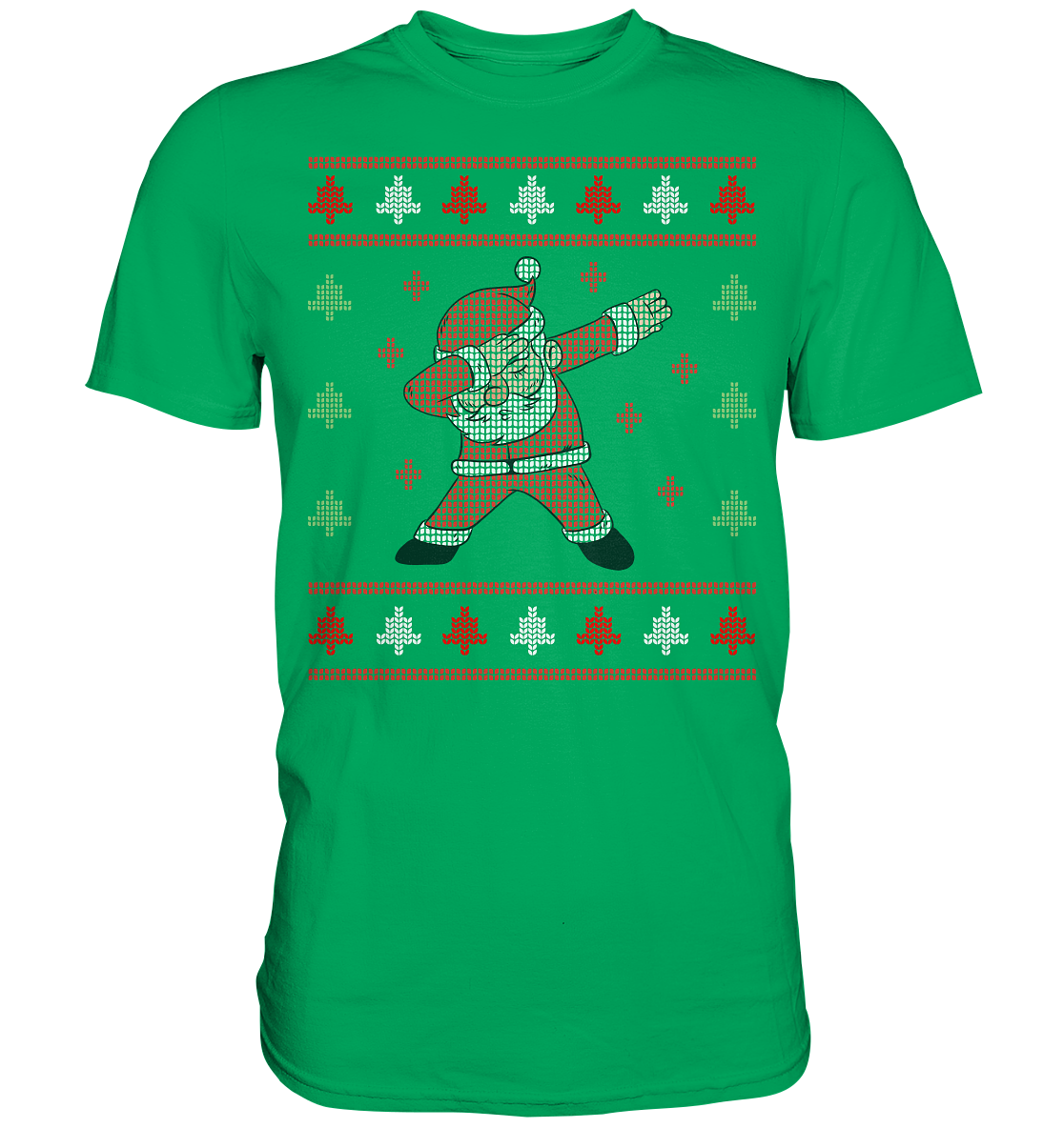Dabbing Weihnachtsmann Santa Weihnachtsoutfit T-Shirt