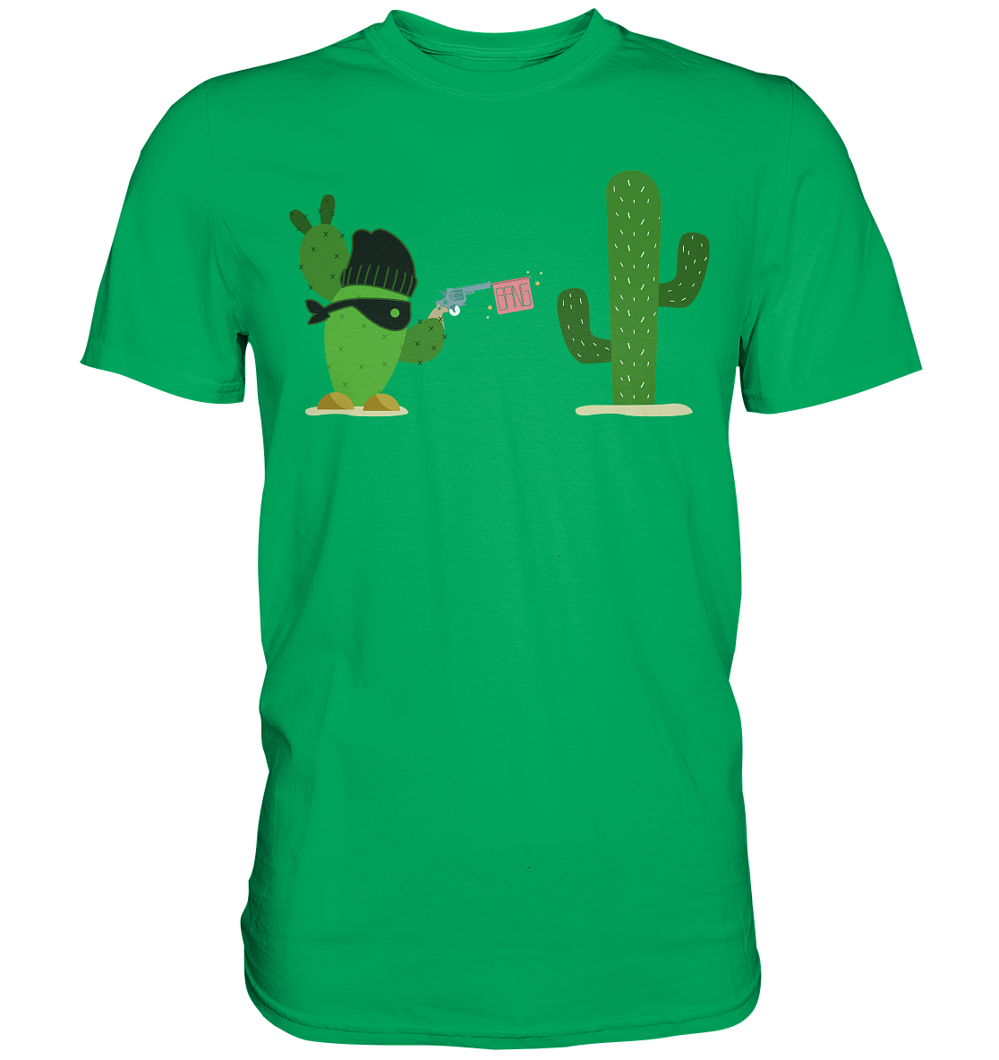Kaktus Gangster T-Shirt Kakteen Sukkulenten Humor