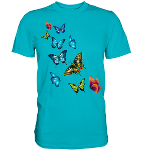 Bunte Farbenfrohe Schmetterlinge T-Shirt