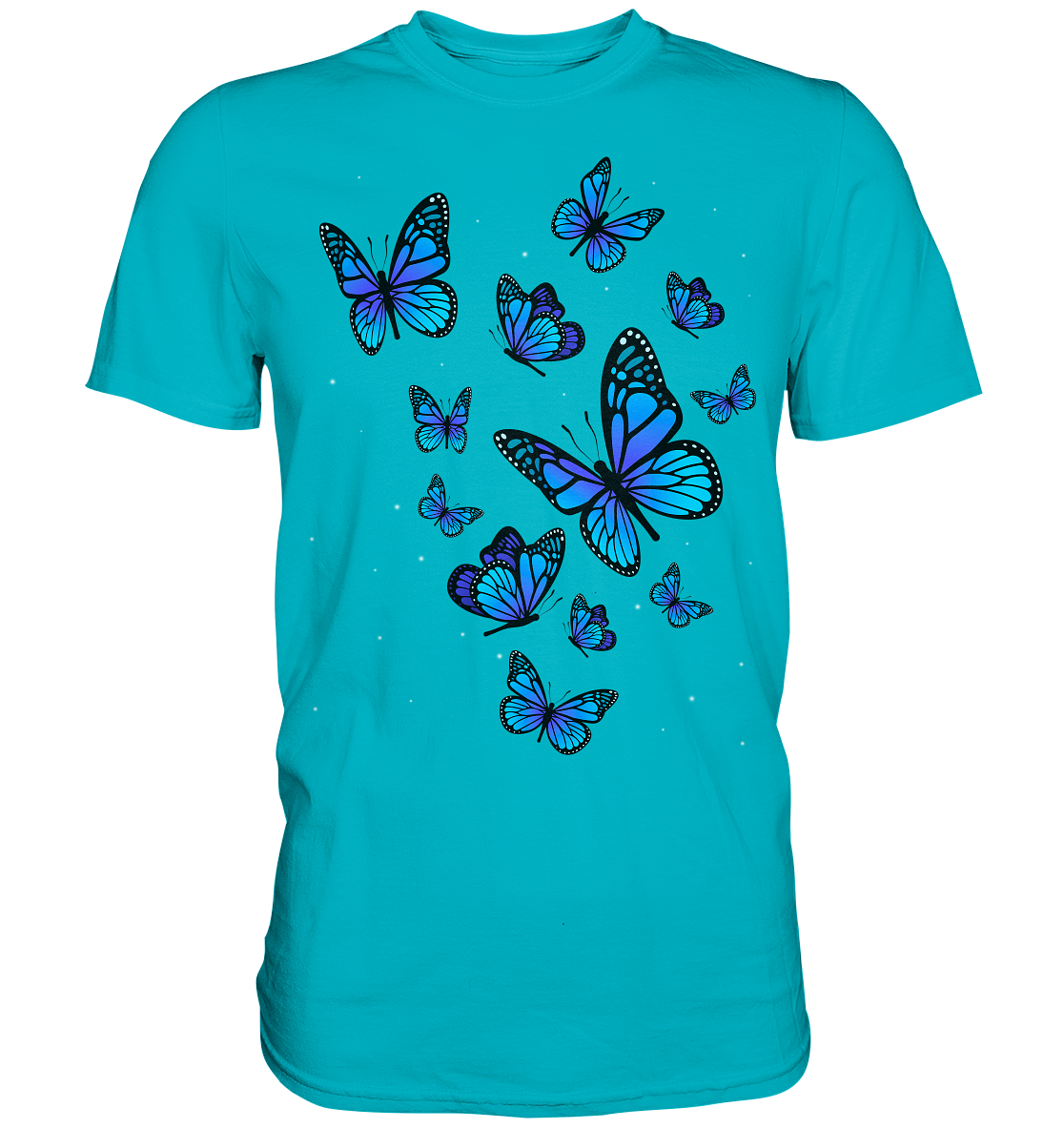 Blaue Schmetterlinge T-Shirt