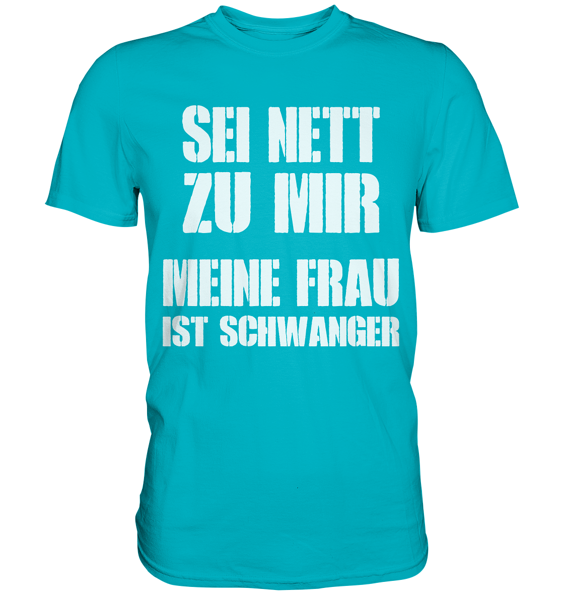 Meine Frau ist Schwanger Herren Premium T-Shirt