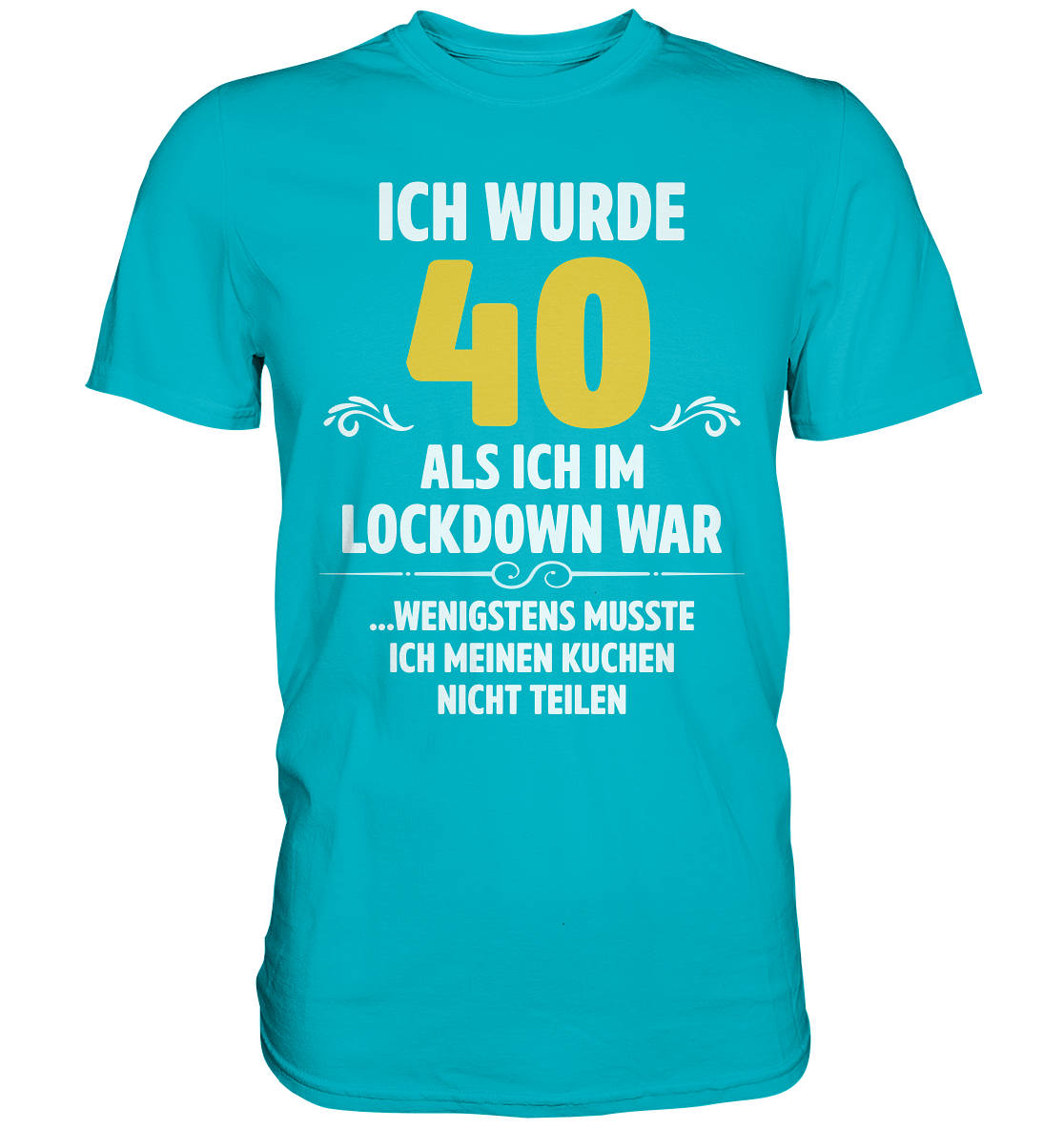 Lockdown personalisiertes Männer Frauen Geburtstag T-Shirt mit Wunschzahl