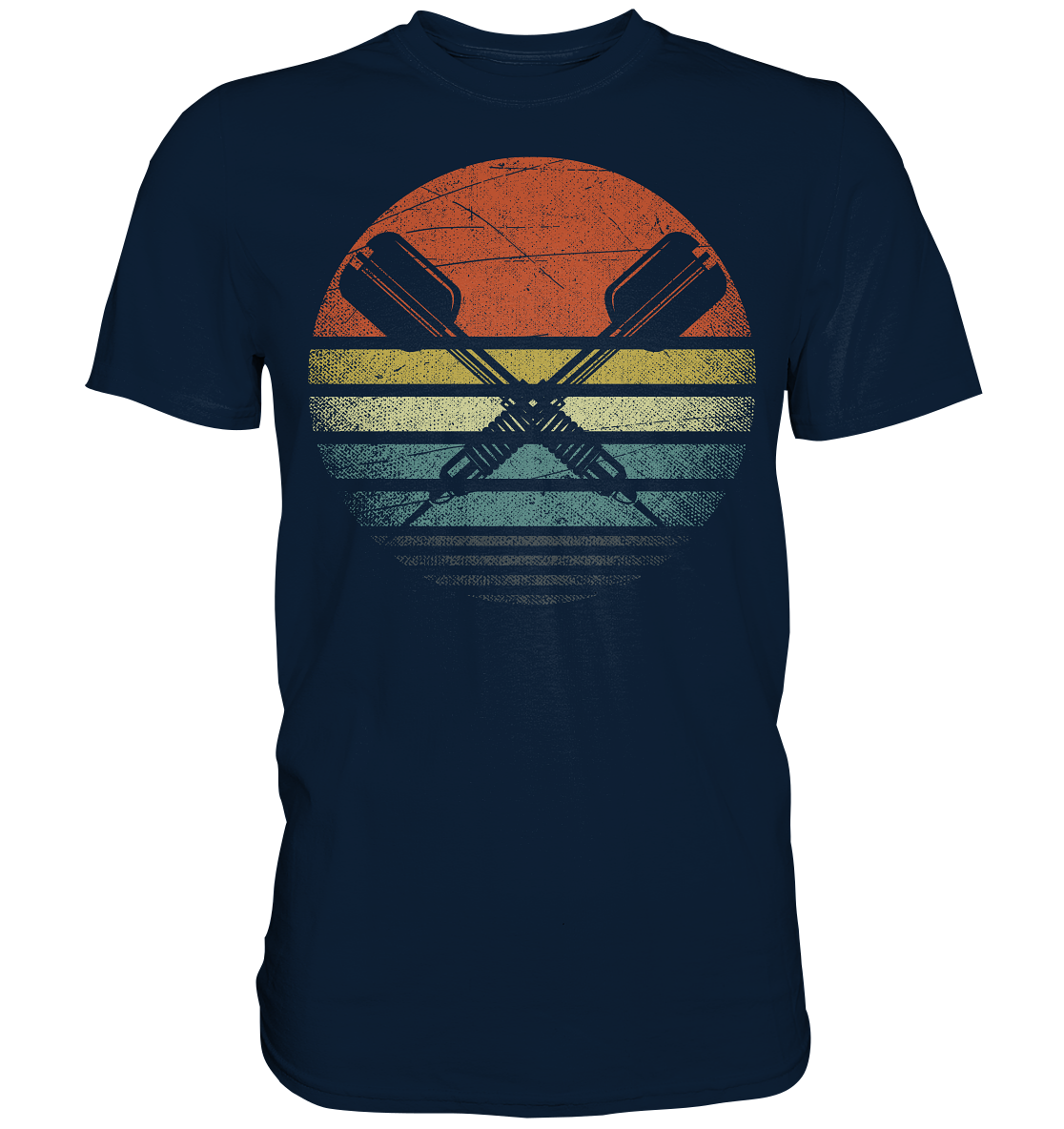 Vintage Dartpfeil Sunset Darts T-Shirt
