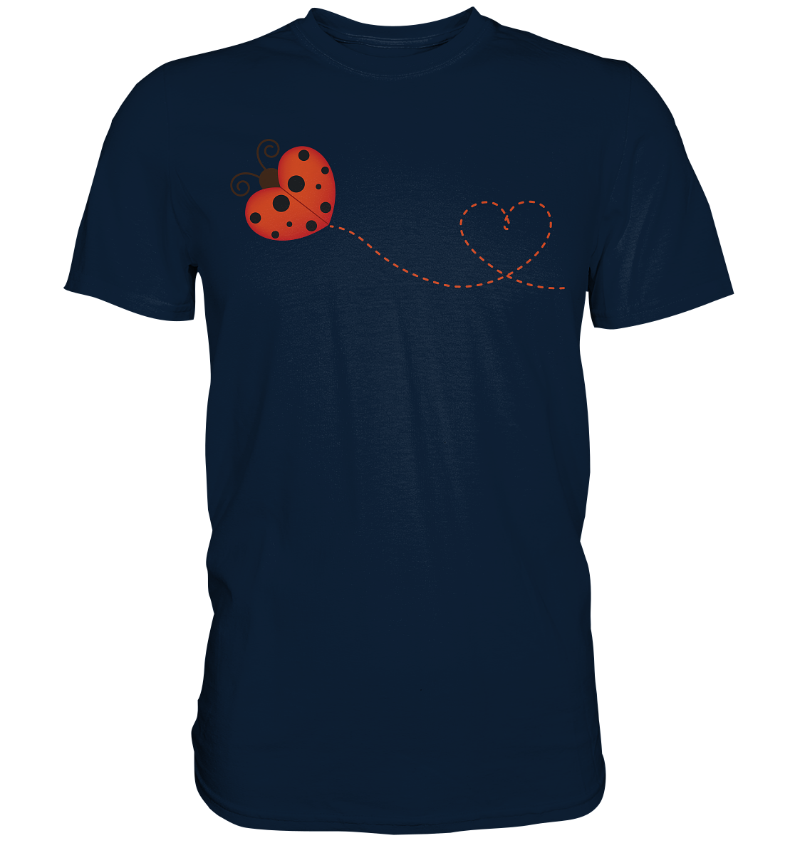 Marienkäfer Herz T-Shirt