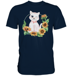 Katze Sonnenblumen Shirt Gärtner Kätzchen Garten Geschenk