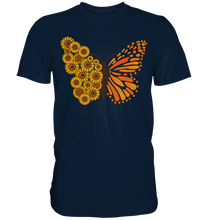 Laden Sie das Bild in den Galerie-Viewer, Sonnenblumen Schmetterling T-Shirt
