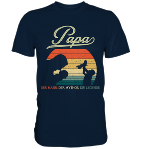 Papa Kind Vatertag Geschenk Vater T-Shirt