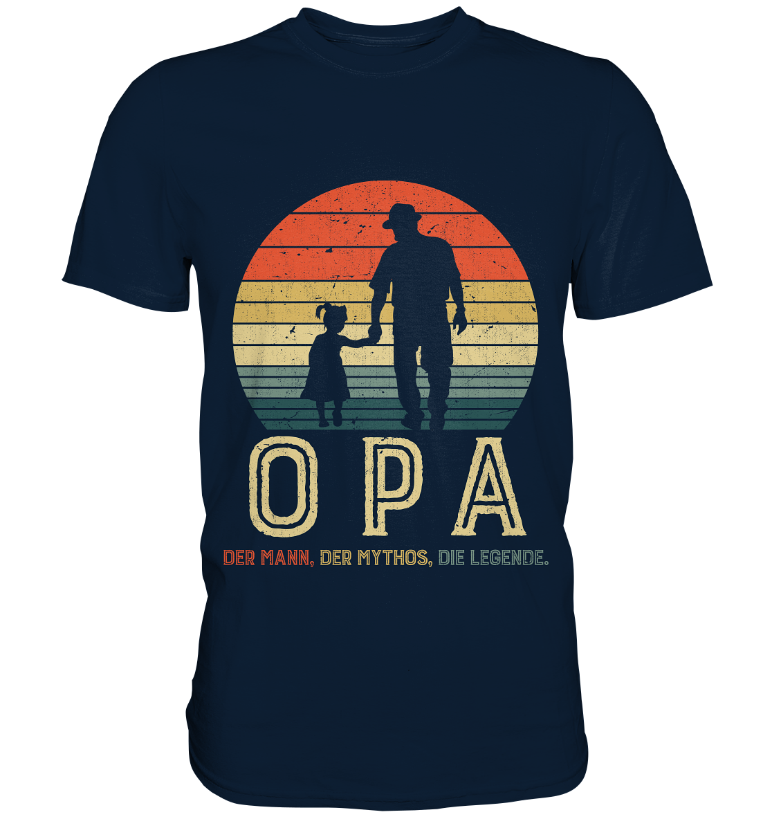 Opa und Enkelin Herren Premium T-Shirt