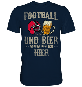 American Football und Bier T-Shirt