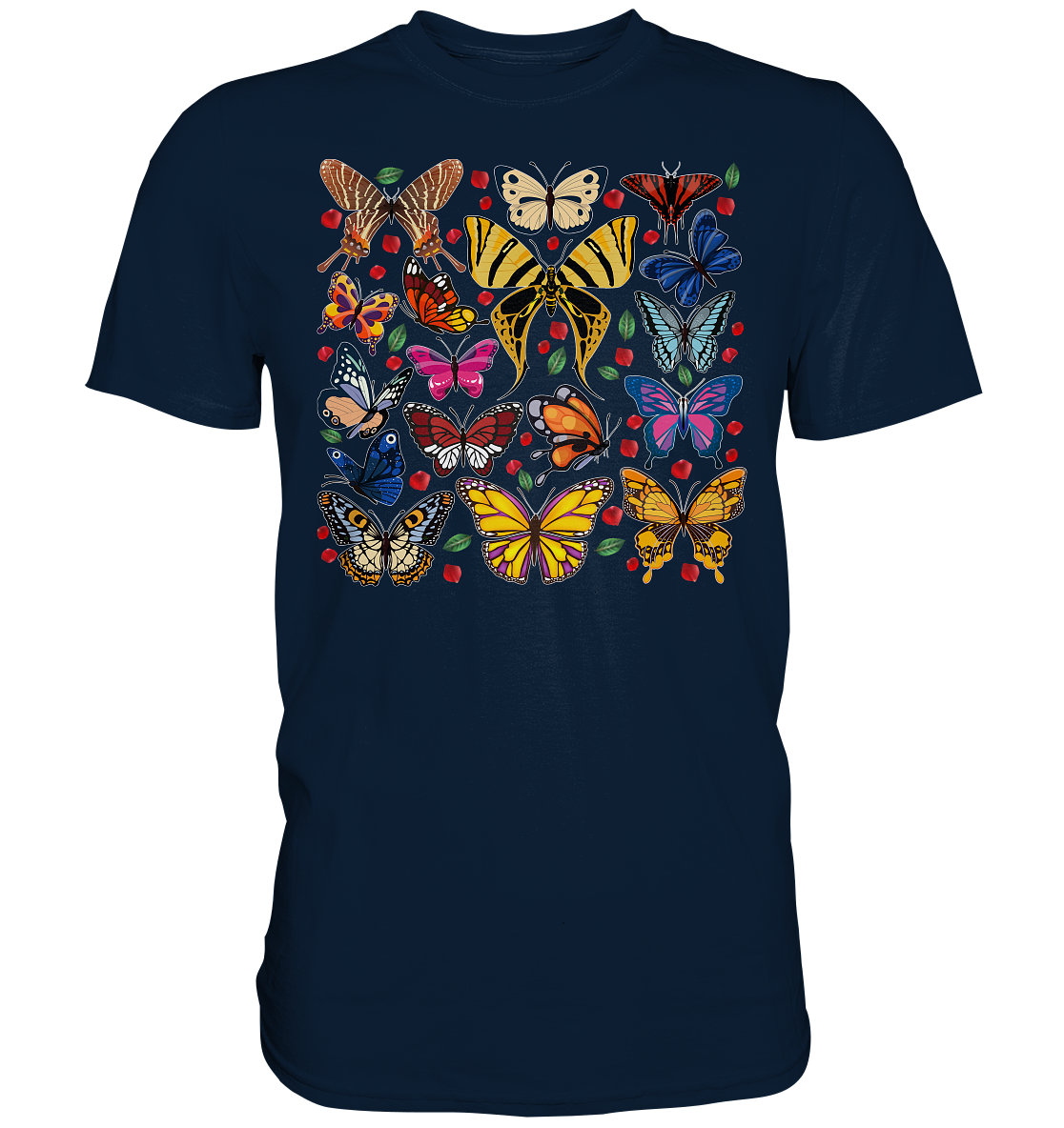 Bunte Schmetterlinge T-Shirt