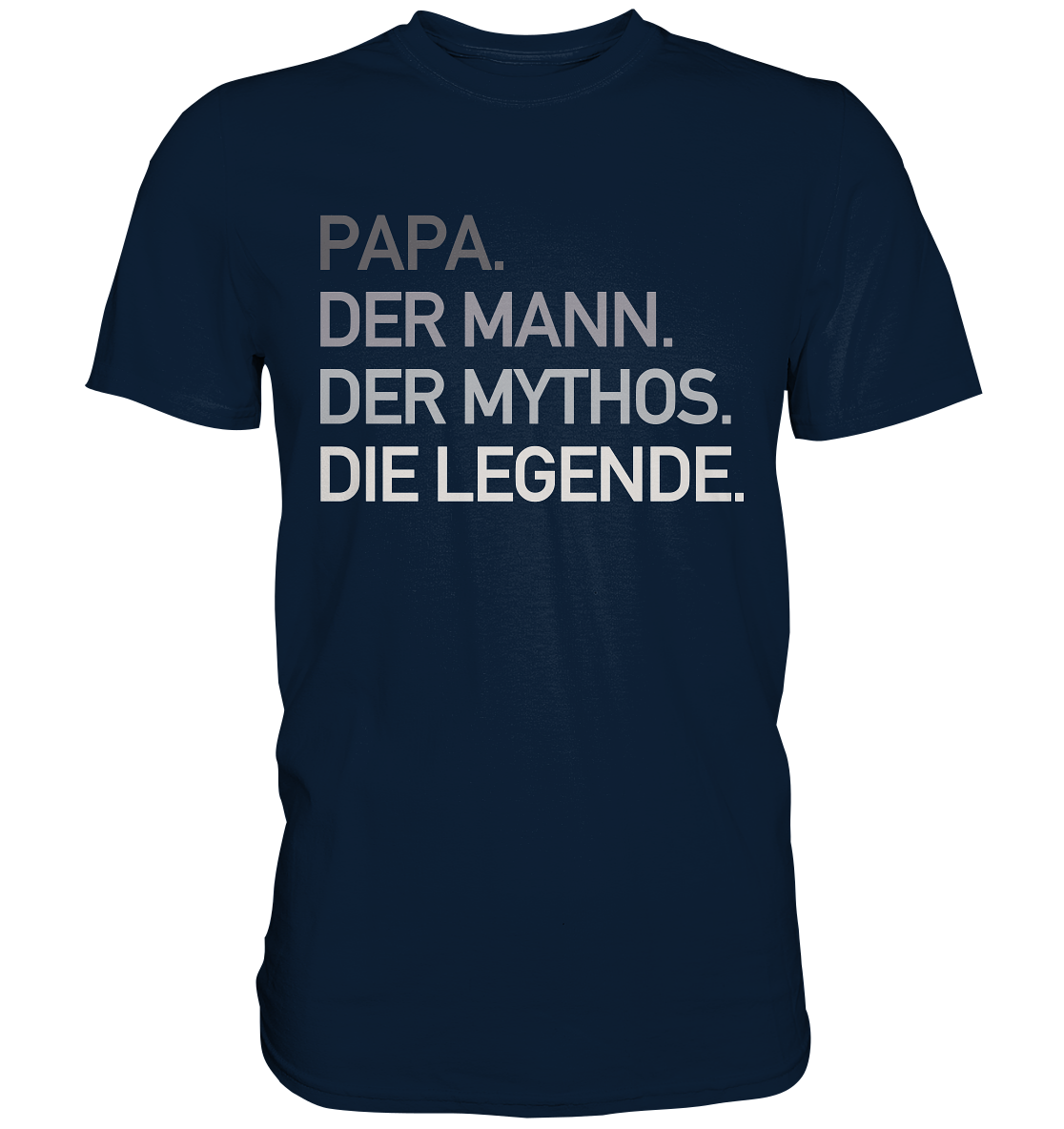 Papa Mann Mythos Legende T-Shirt Vatertag Geschenkidee