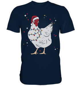 Huhn Weihnachtsshirt Landwirt Weihnachtsoutfit Weihnachten T-Shirt