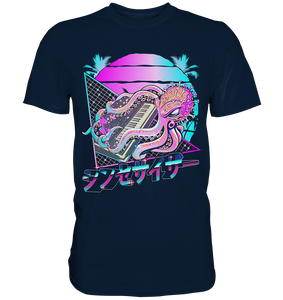 Synthesizer Octopus Vaporwave Kraken Modular Analog T-Shirt