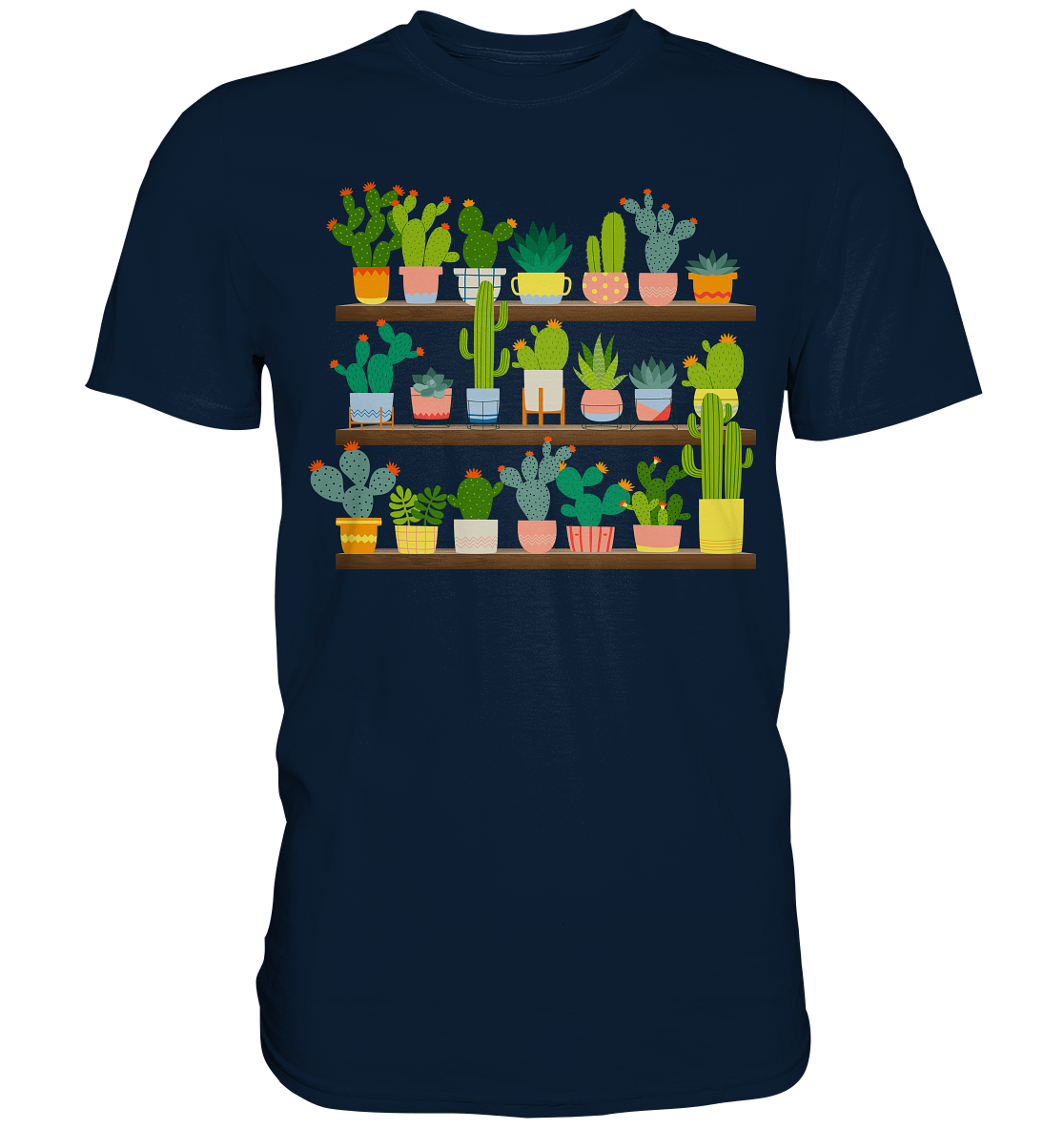 Kaktus Pflanzen Sammler Sukkulenten T-Shirt