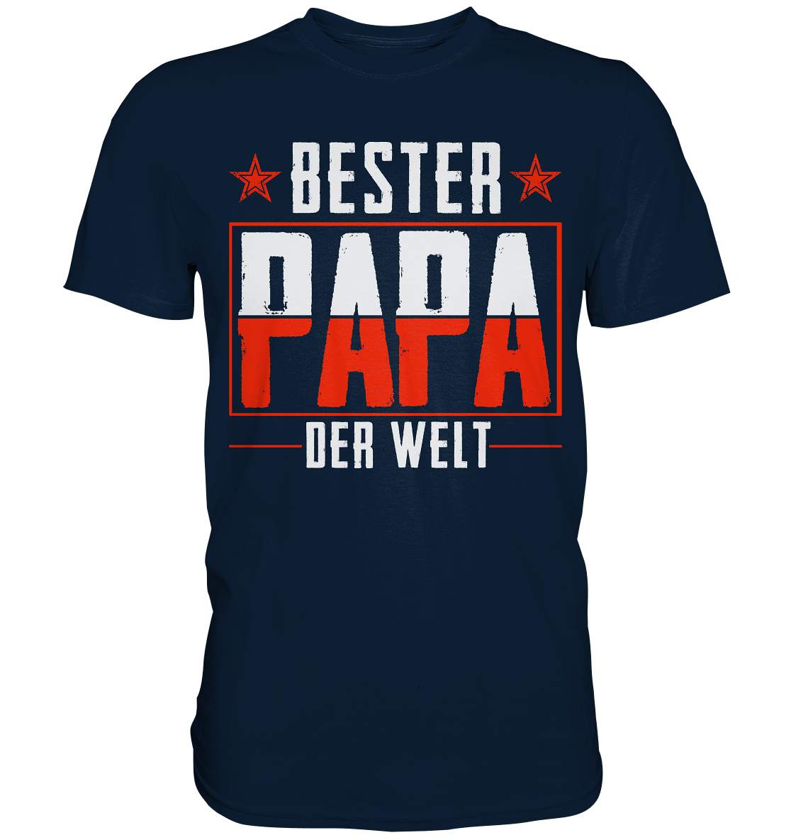 Bester Papa Vatertag Geschenk Vater T-Shirt