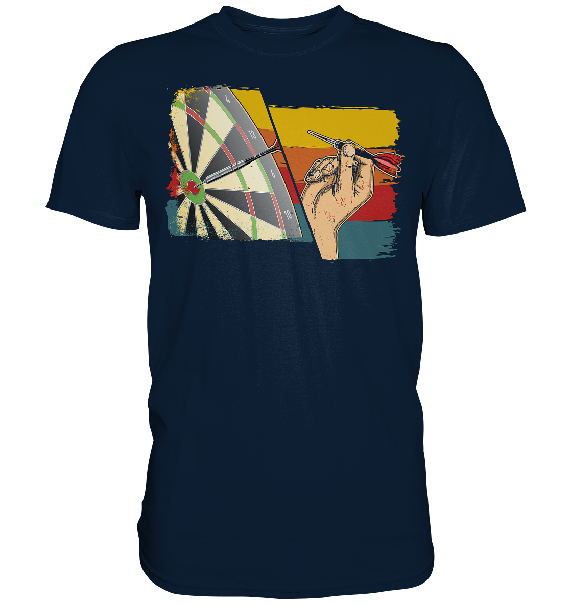 Dartpfeil Triple Dartscheibe Bullseye Darts T-Shirt