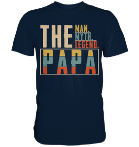 Bester Papa Ever Vatertag Geschenk Retro Vater T-Shirt