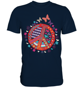 Peace Frauen Schmetterling T-Shirt