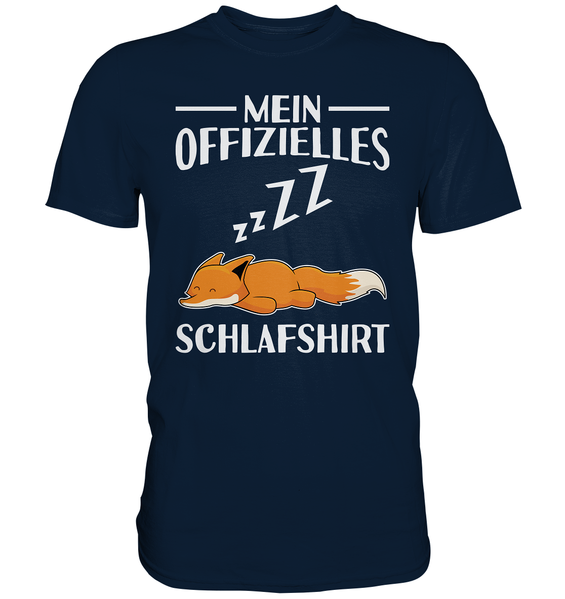 Offizielles Schlafshirt Nachthemd Schlafanzug Pyjama Fuchs T-Shirt