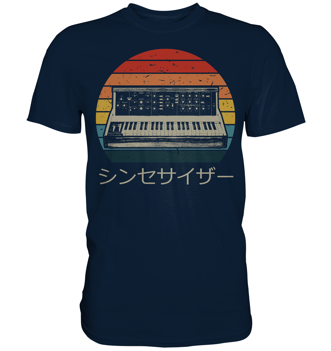 Retro Modular Synthesizer Musikproduzent Analog Japan T-Shirt