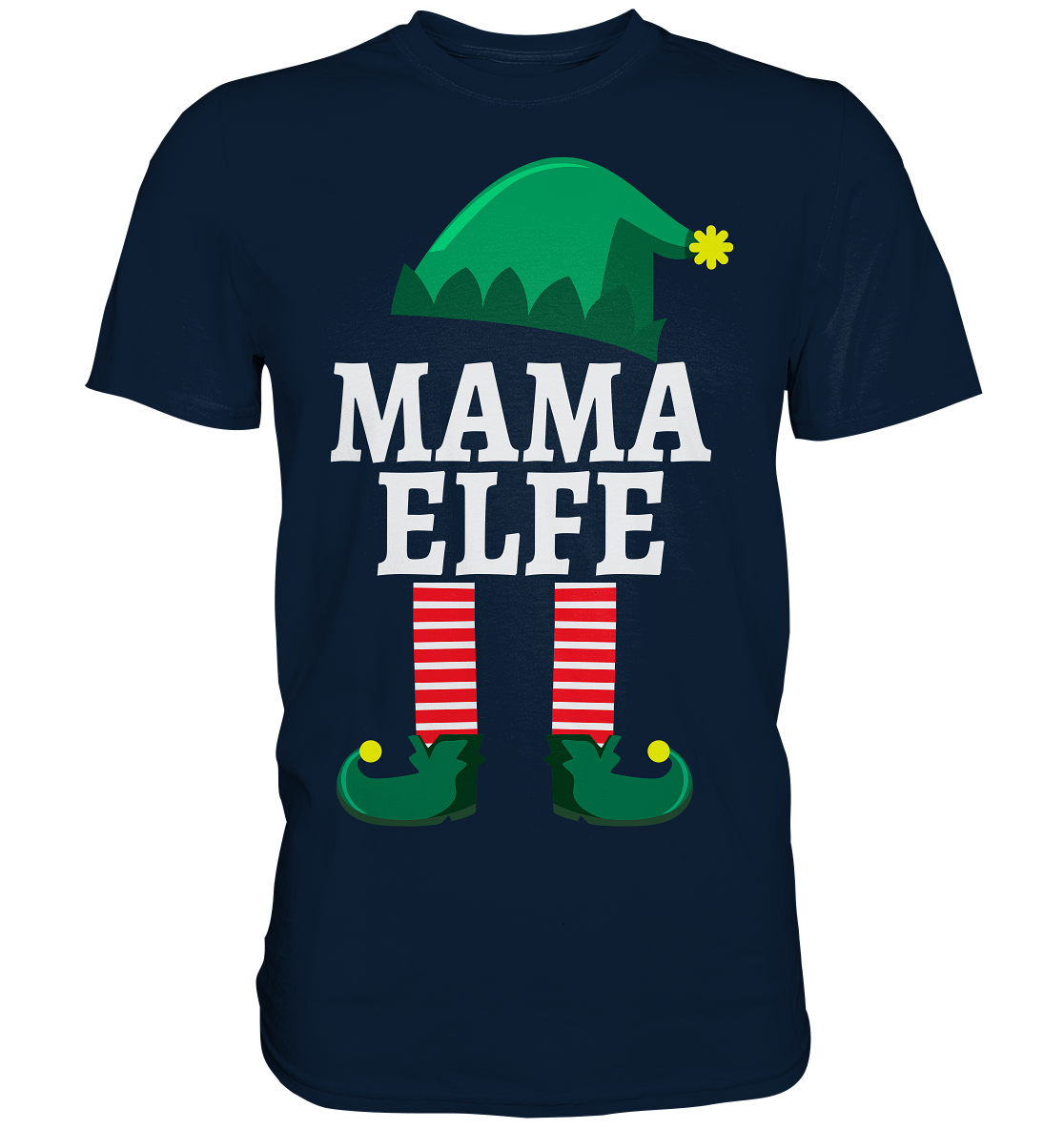 Mama Elfe Familie Weihnachten Mutter Weihnachtself T-Shirt