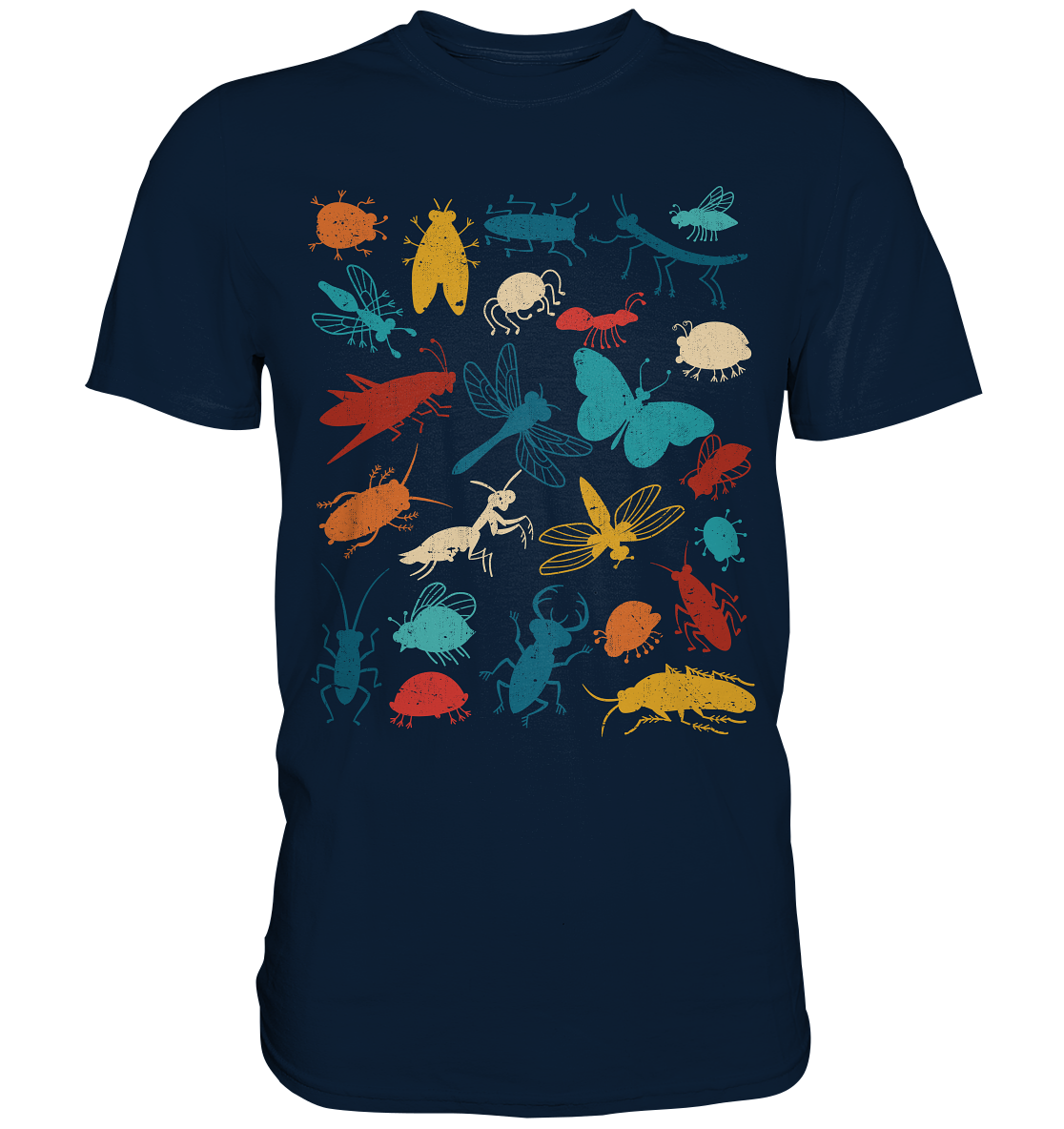 Bunte Insekten Käfer T-Shirt