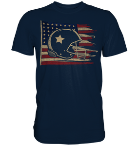 American Football Helm Patriot USA Amerika T-Shirt