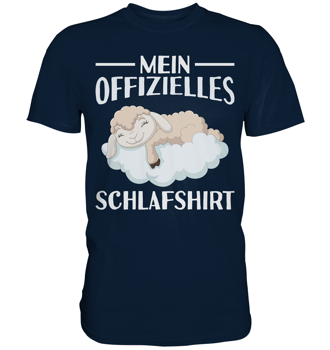 Offizielles Schlafshirt Nachthemd Schlafanzug Pyjama Schaf T-Shirt