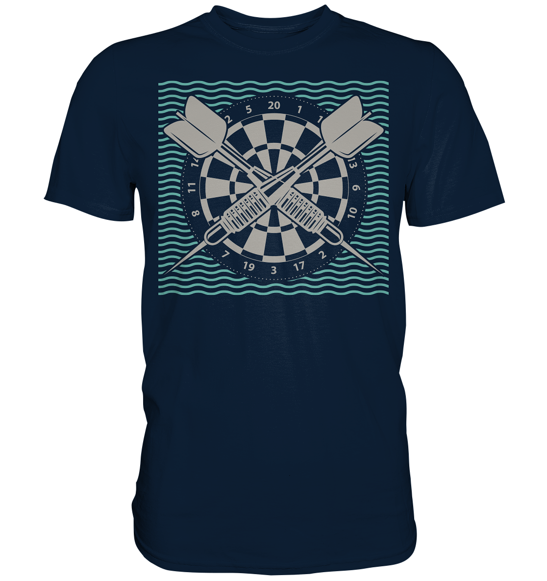 Dartscheibe Dart Sport Dartpfeile T-Shirt