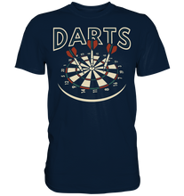 Laden Sie das Bild in den Galerie-Viewer, Vintage Darts Dartscheibe Sport Dartpfeile T-Shirt
