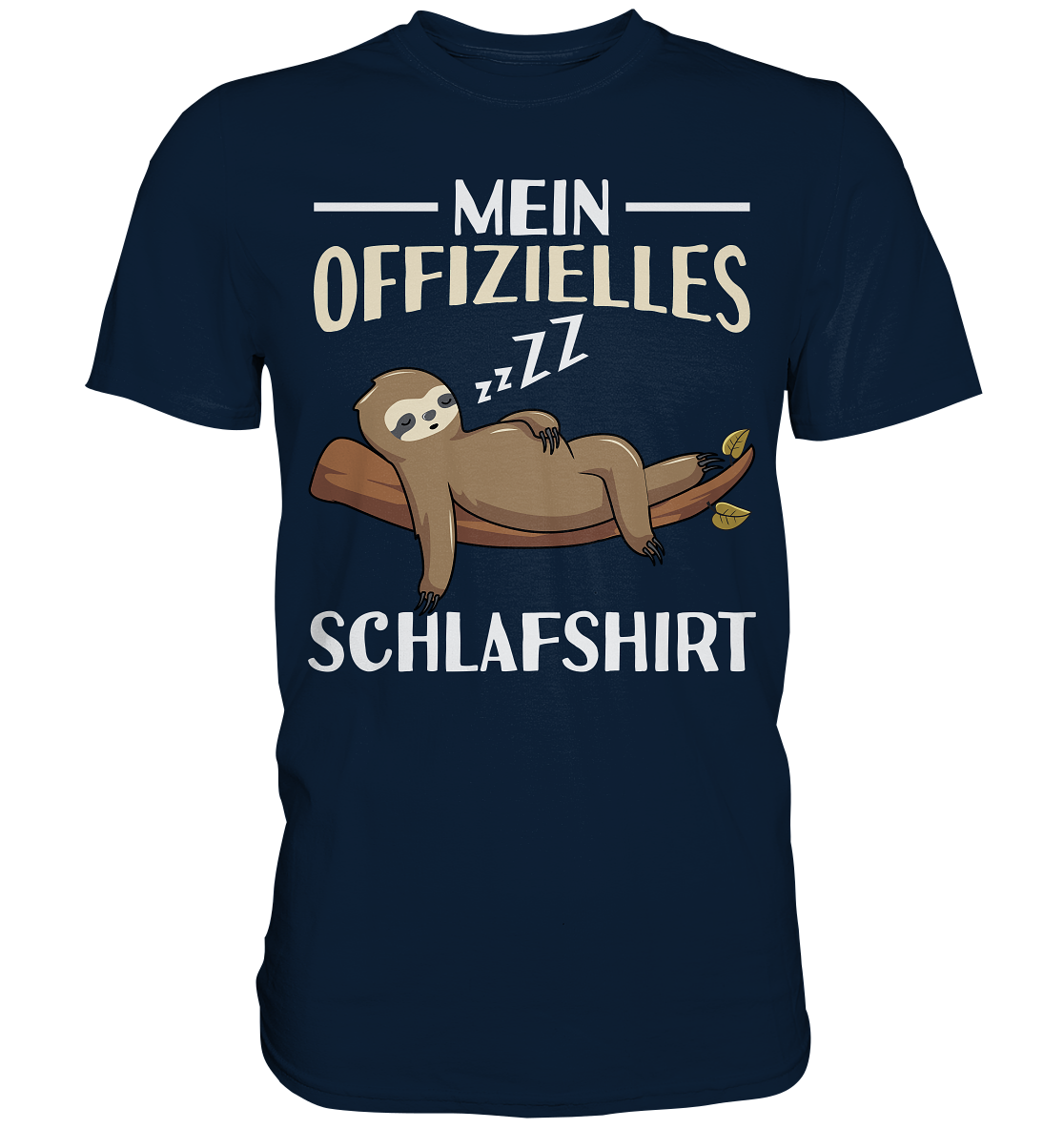 Offizielles Schlafshirt Nachthemd Schlafanzug Pyjama Faultier T-Shirt