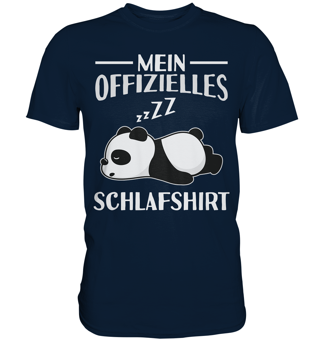 Offizielles Schlafshirt Nachthemd Schlafanzug Pyjama Panda T-Shirt