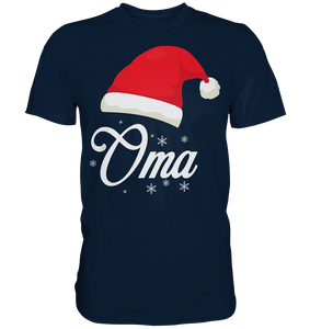 Oma Weihnachtsoutfit Familien Weihnachten Santa Claus Weihnachtsmann T-Shirt