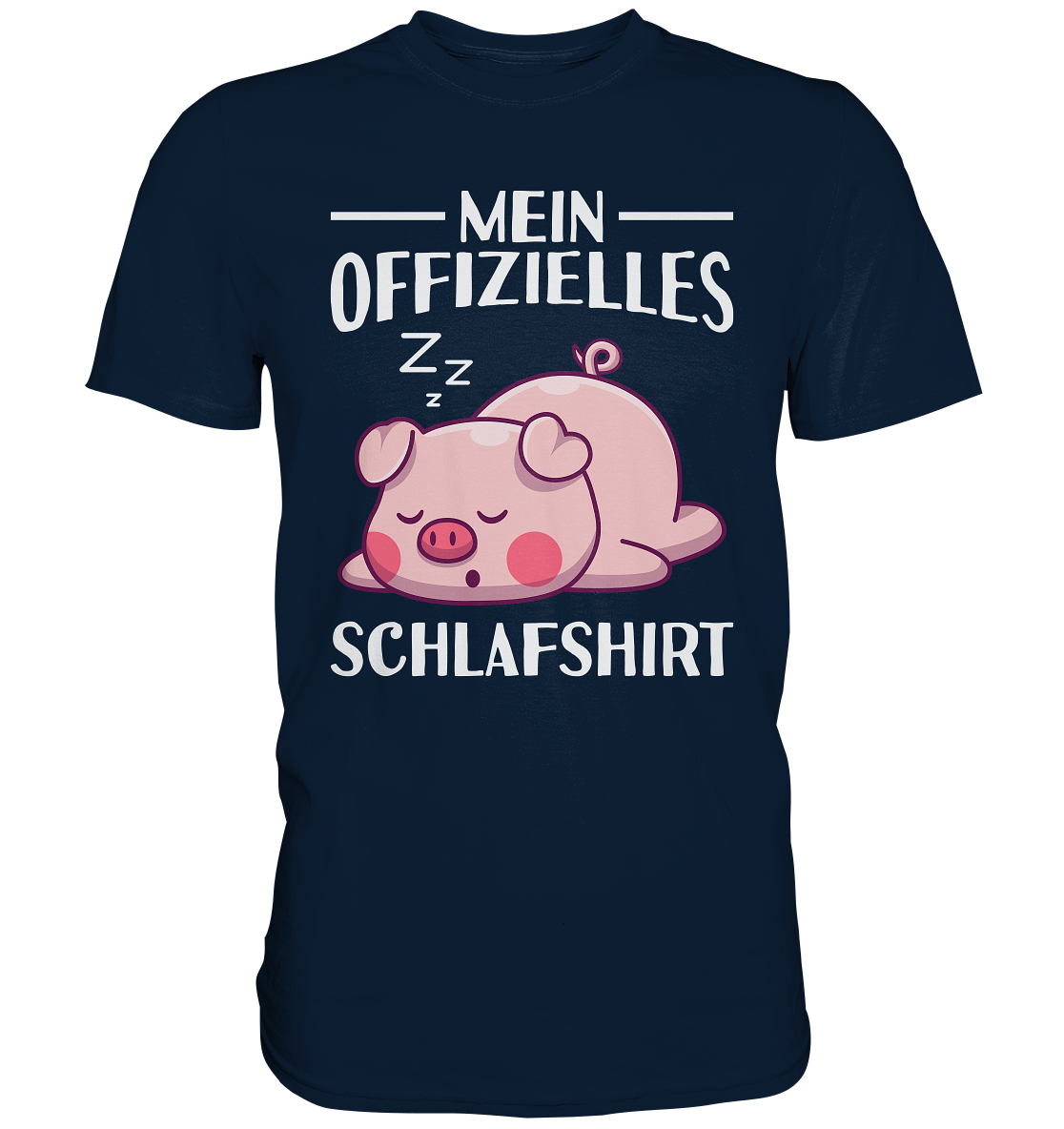 Offizielles Schlafshirt Nachthemd Schlafanzug Pyjama Schweinchen T-Shirt