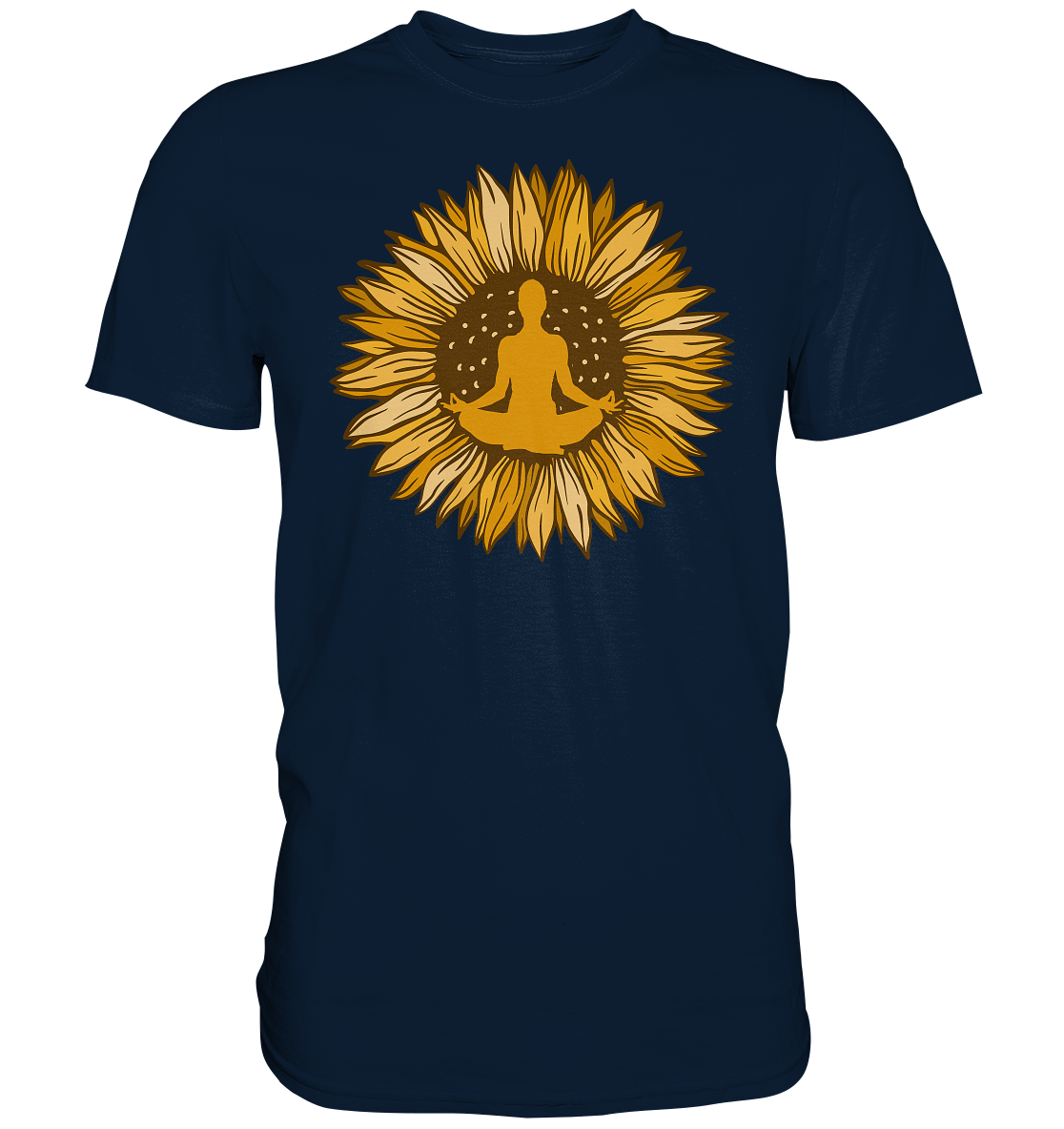 Yoga Sonnenblumen T-Shirt Gärtner Geschenk Garten Meditation