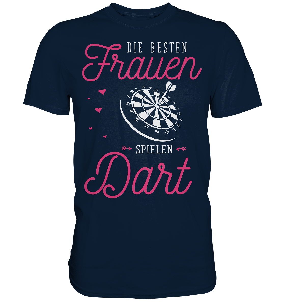 Dart Mädchen Dartspielerin Frauen Darts T-Shirt