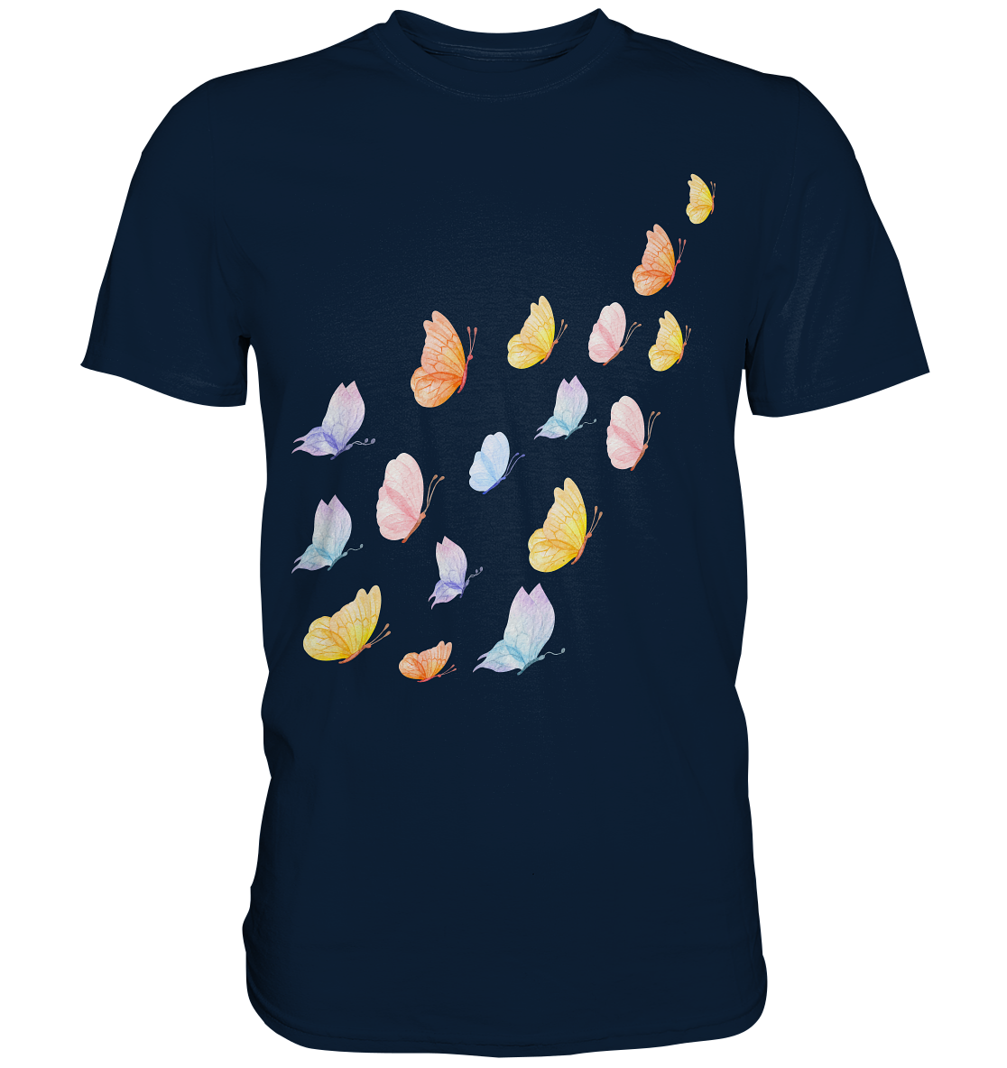 Aquarell Schmetterlinge T-Shirt