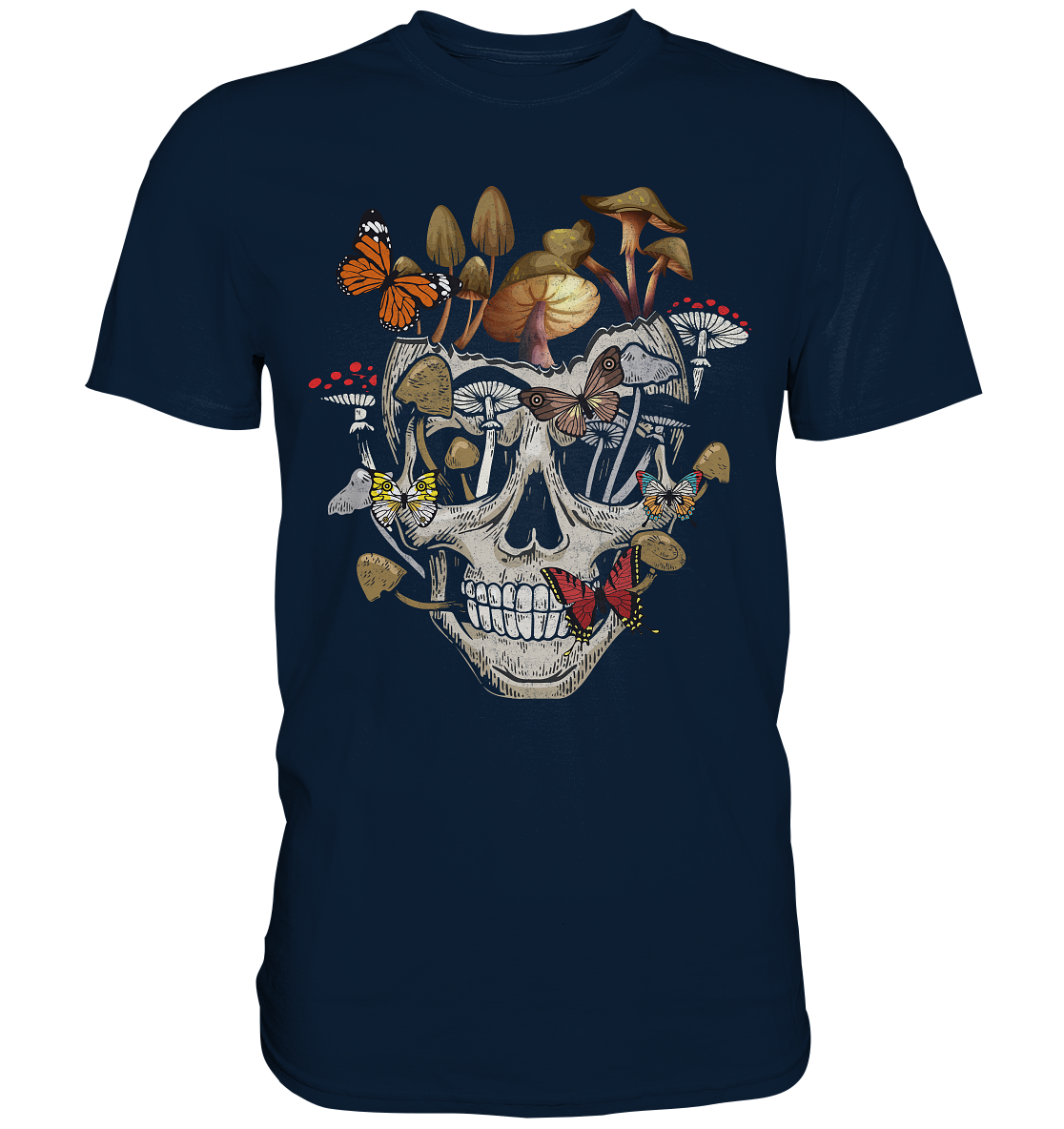 Natur Schmetterling Totenkopf Insekten T-Shirt