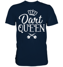 Laden Sie das Bild in den Galerie-Viewer, Dart Queen Frau Dartspielerin Darts T-Shirt
